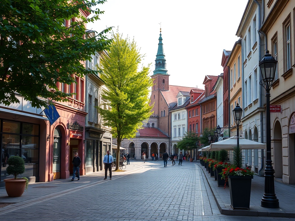 Mapa Chojnic z zaznaczonymi potencjalnymi obszarami przerw w dostawie prądu lub symbolem koncertu